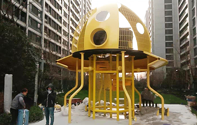 房地产章鱼不锈钢滑梯项目