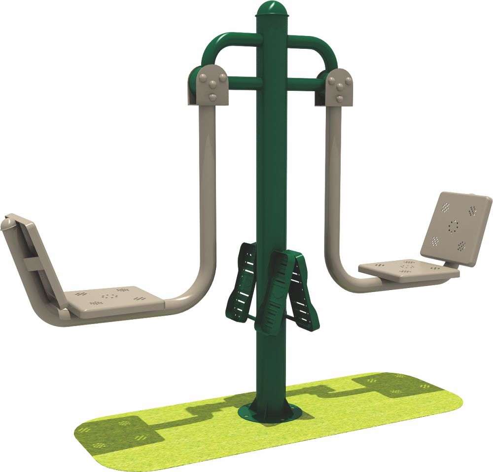 乐鱼leyu.com健身器材 限位双人坐