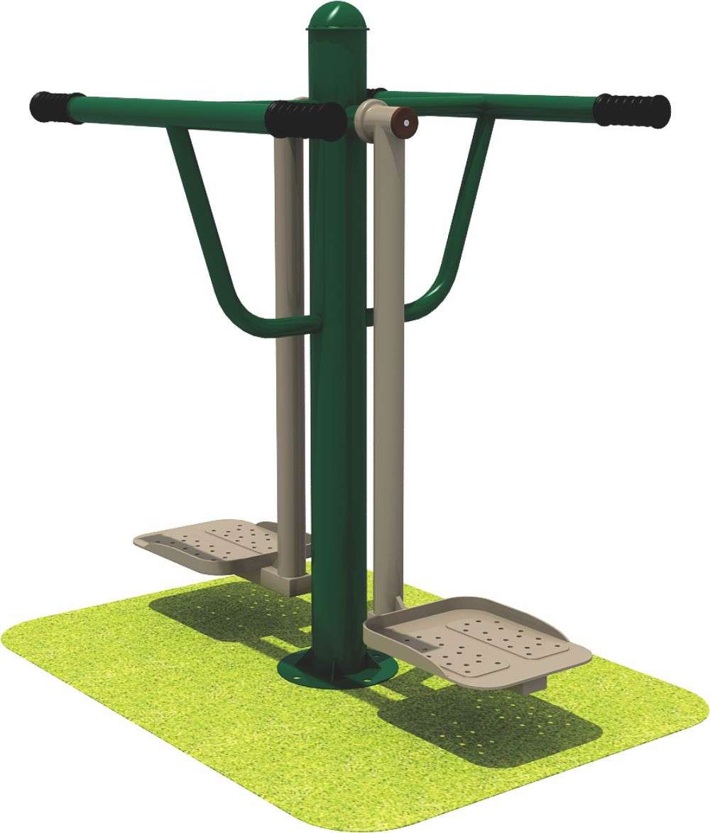 乐鱼leyu.com健身器材 限位双人浪