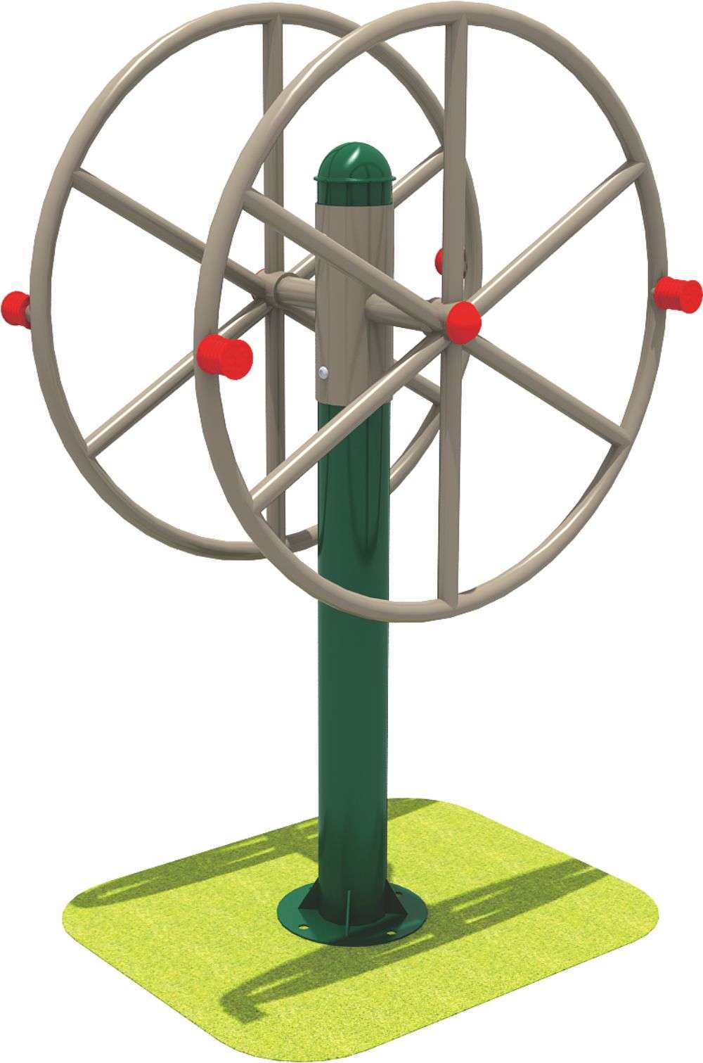 乐鱼leyu.com健身器材 旋转风轮